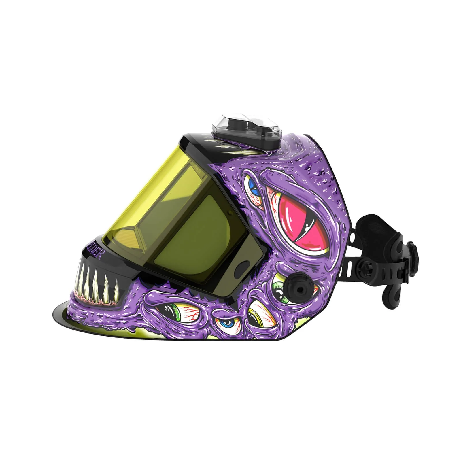 LYG-1980GK-SM Sam Customize Graphic Panoramic View Auto-Darkening Welding Helmet - Image 3