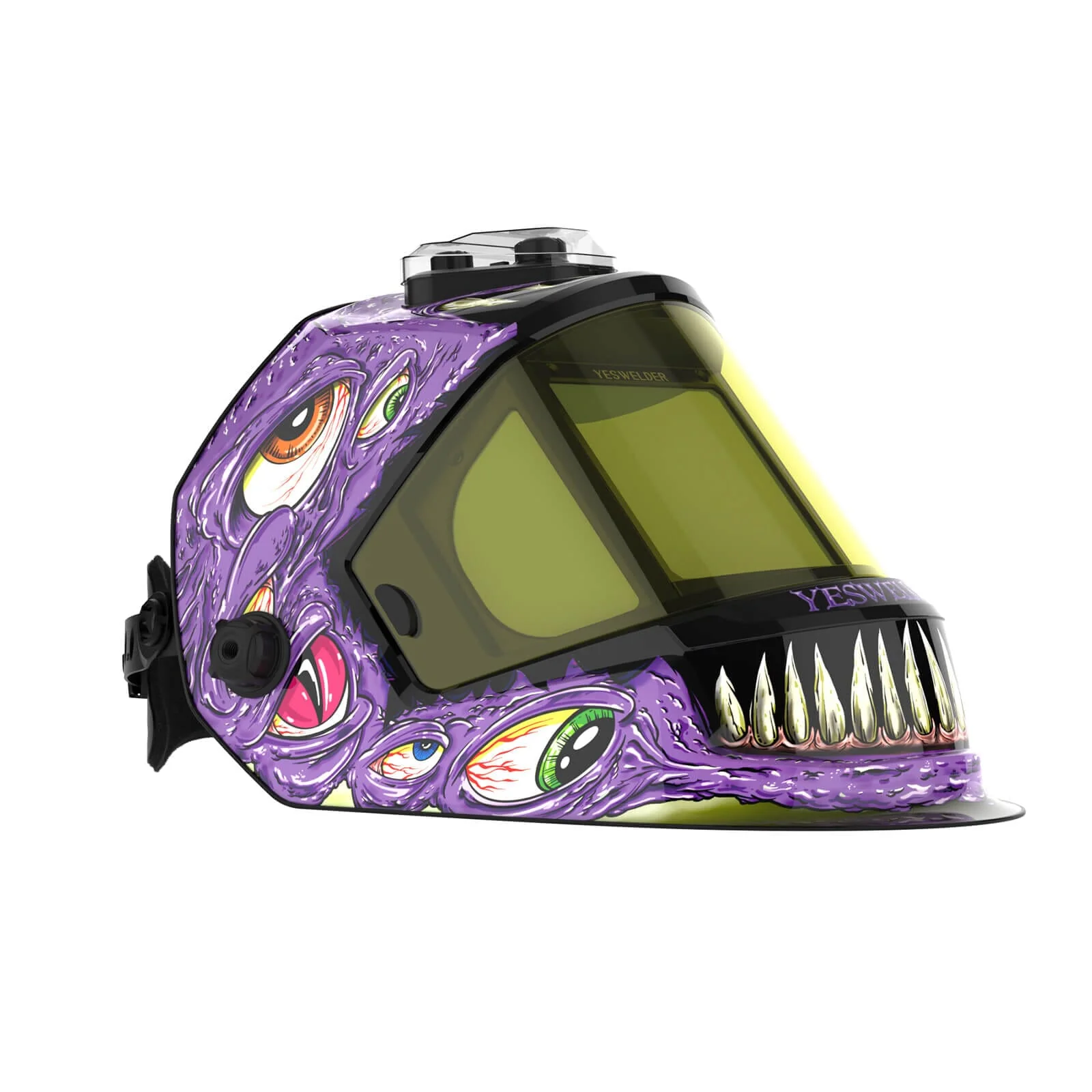LYG-1980GK-SM Sam Customize Graphic Panoramic View Auto-Darkening Welding Helmet - Image 5