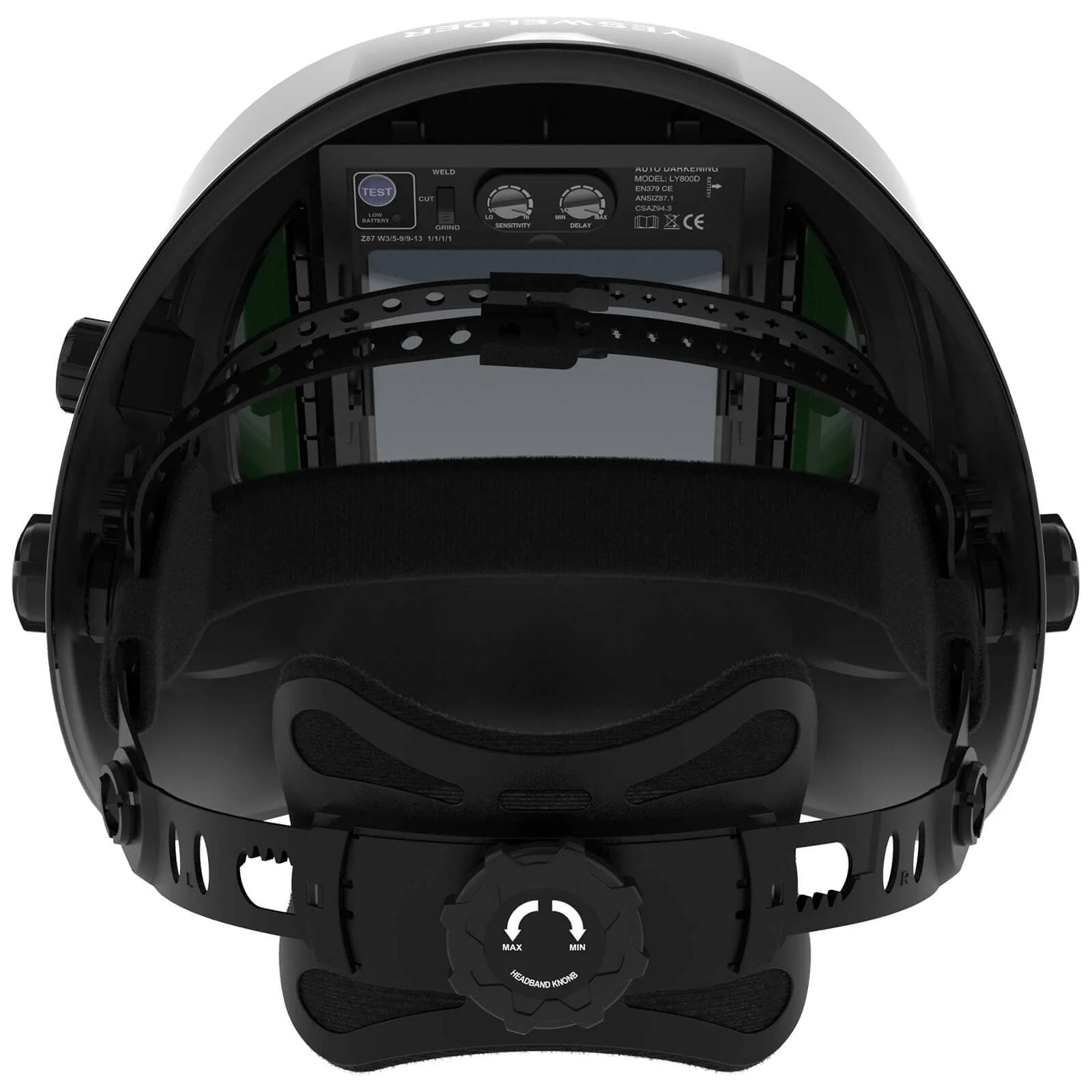 LYG-Q800D-A Panoramic View Auto Darkening Welding Helmet - Image 5