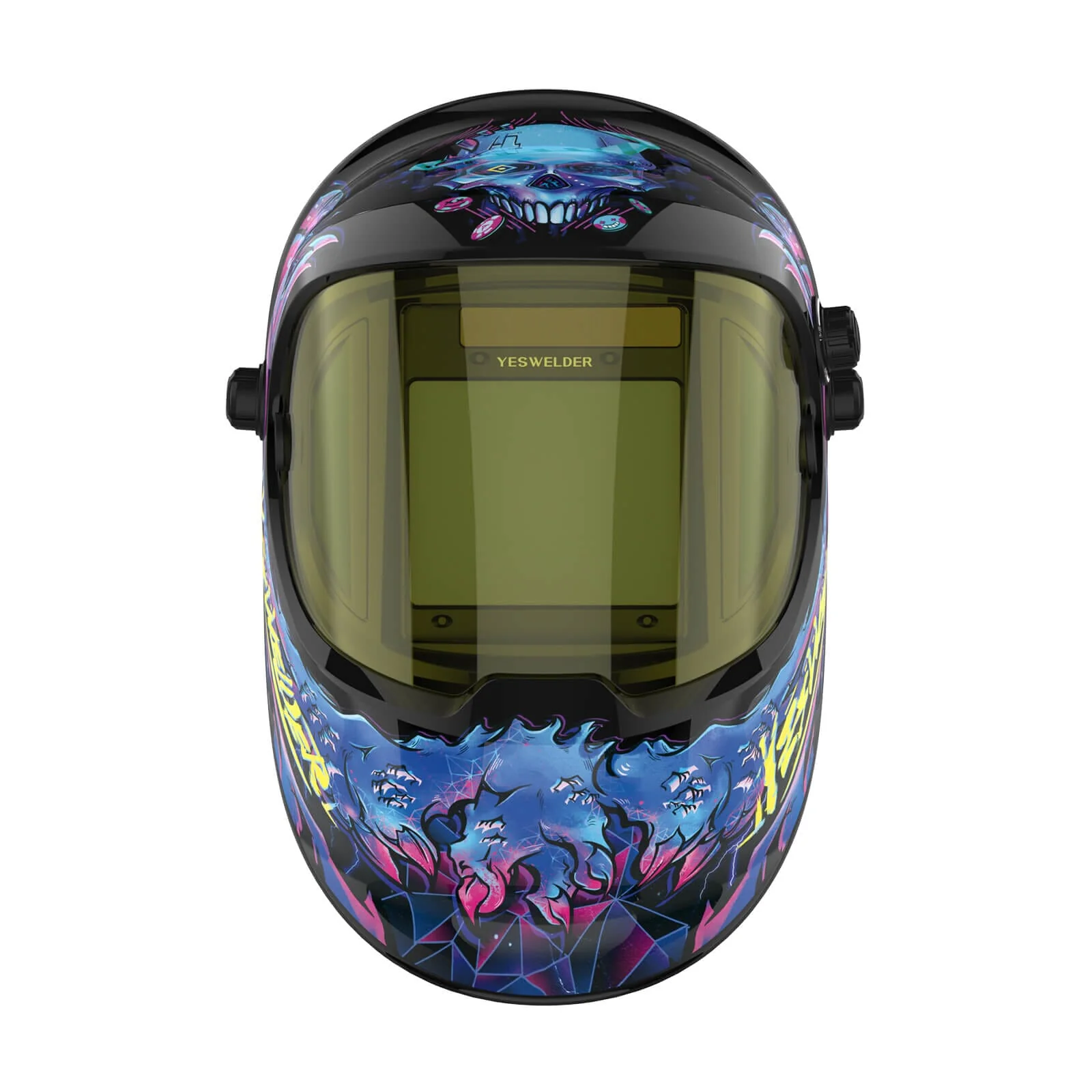 LYG-Q800D-CP Cyberpunk Customize Graphic Auto-Darkening Welding Helmet - Image 2