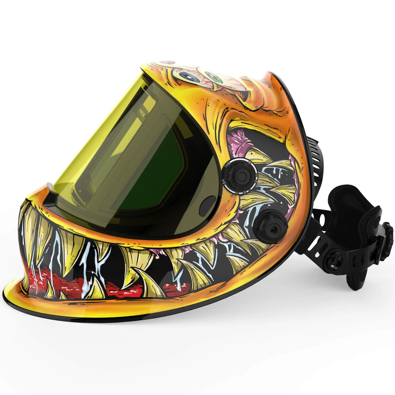LYG-Q800D-YM Larry Customize Monster Graphic Auto-Darkening Welding Helmet - Image 3
