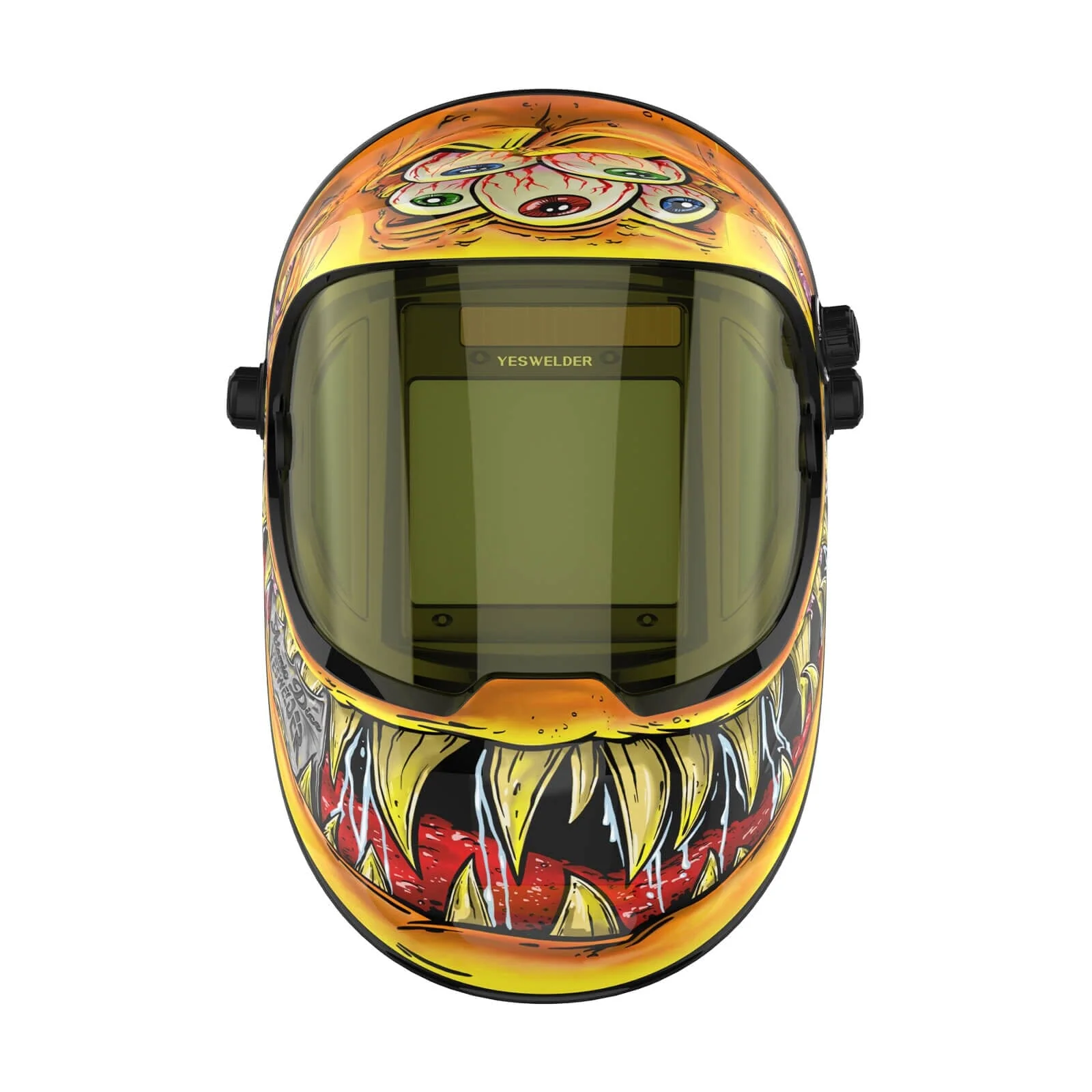 LYG-Q800D-YM Larry Customize Monster Graphic Auto-Darkening Welding Helmet - Image 4