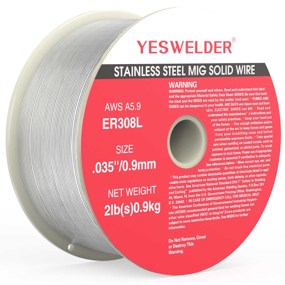 ER308L 2LB Spool Stainless Steel Solid MIG Welding Wire - Image 4