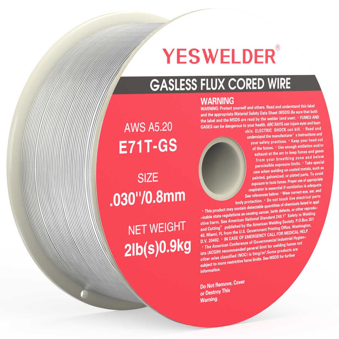 E71T-GS/2LB-0.8 2LB Spool .030" Gasless Flux Core MIG Welding Wire