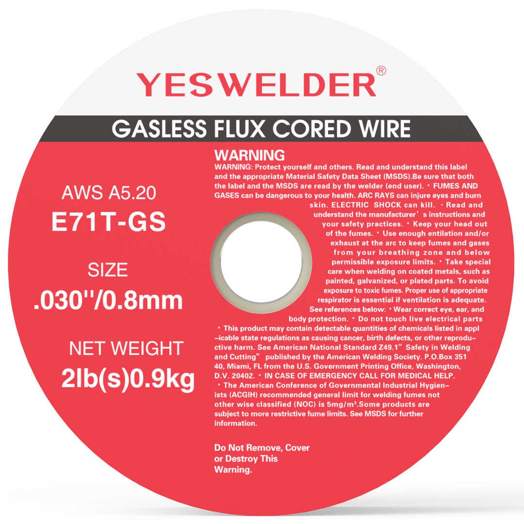 E71T-GS/2LB-0.8 2LB Spool .030" Gasless Flux Core MIG Welding Wire - Image 2