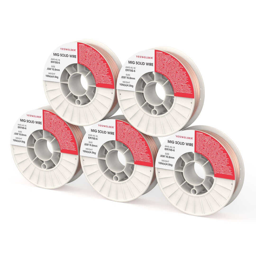 ER70S-6/10LB-0.8 .030" 10LB Spool Carbon Steel Solid MIG Welding Wire - Image 6