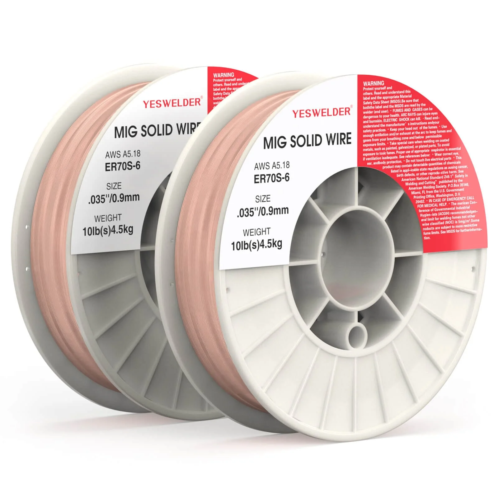 ER70S-6/10LB-0.9 .035" 10LB Spool Carbon Steel Solid MIG Welding Wire - Image 6